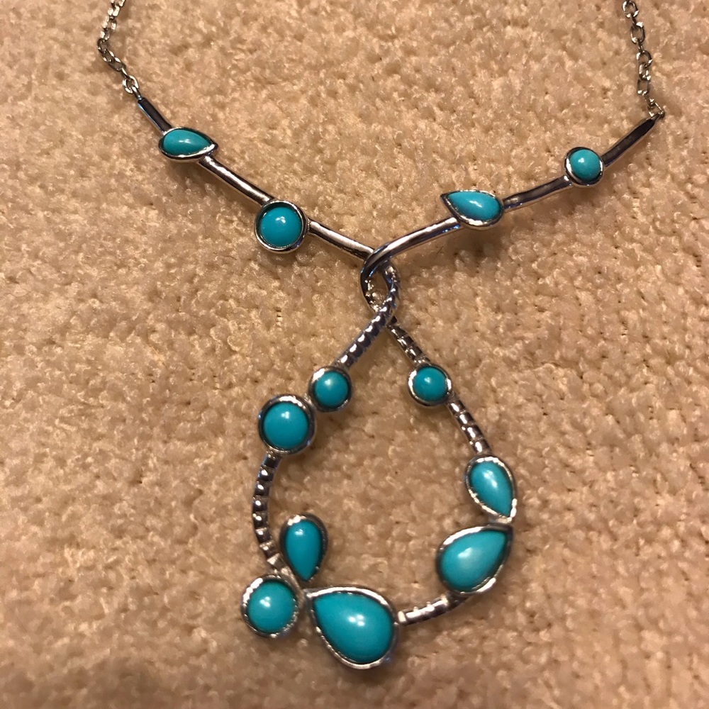 Turquoise Sterling Silver Necklace